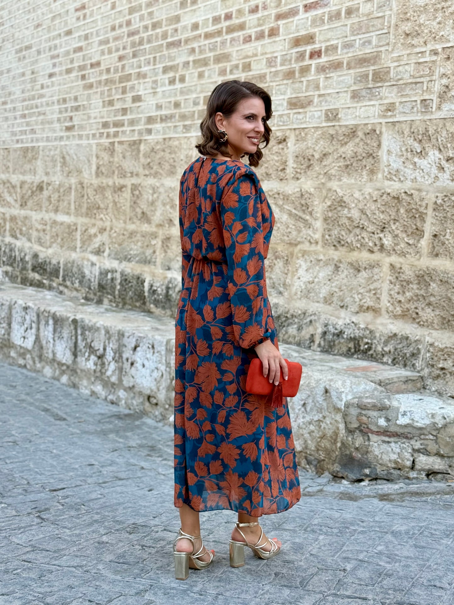 Vestido Mía Naranja