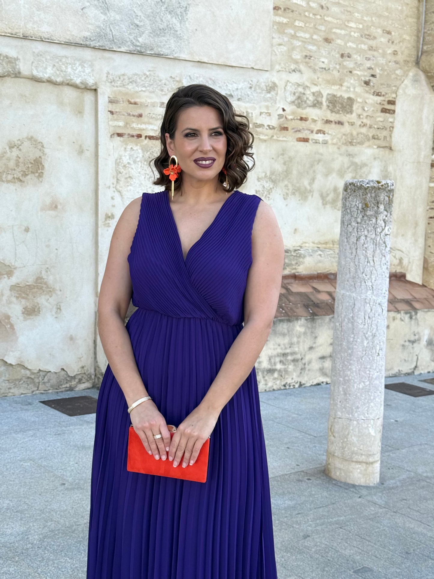 Vestido Sicilia morado