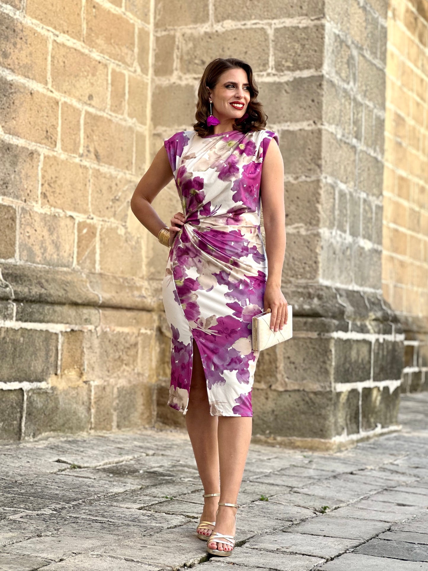Vestido Pilar Buganvilla