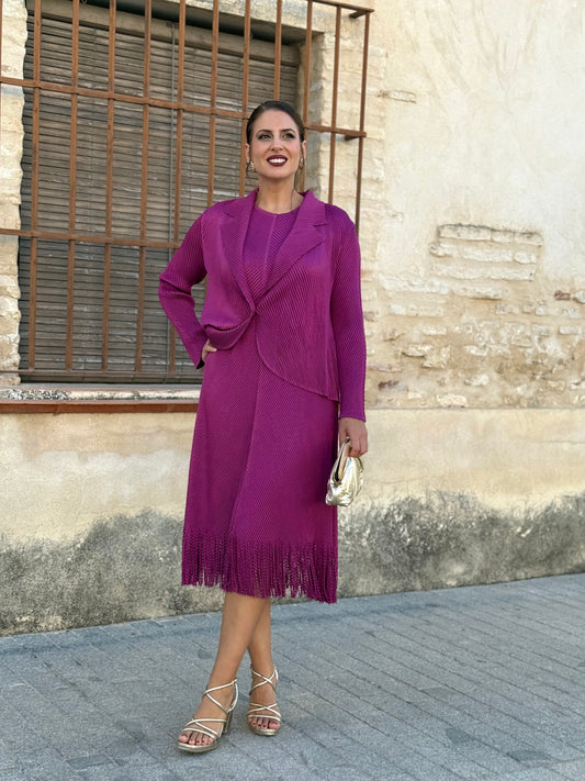 Vestido + Chaqueta Sandra Buganvilla