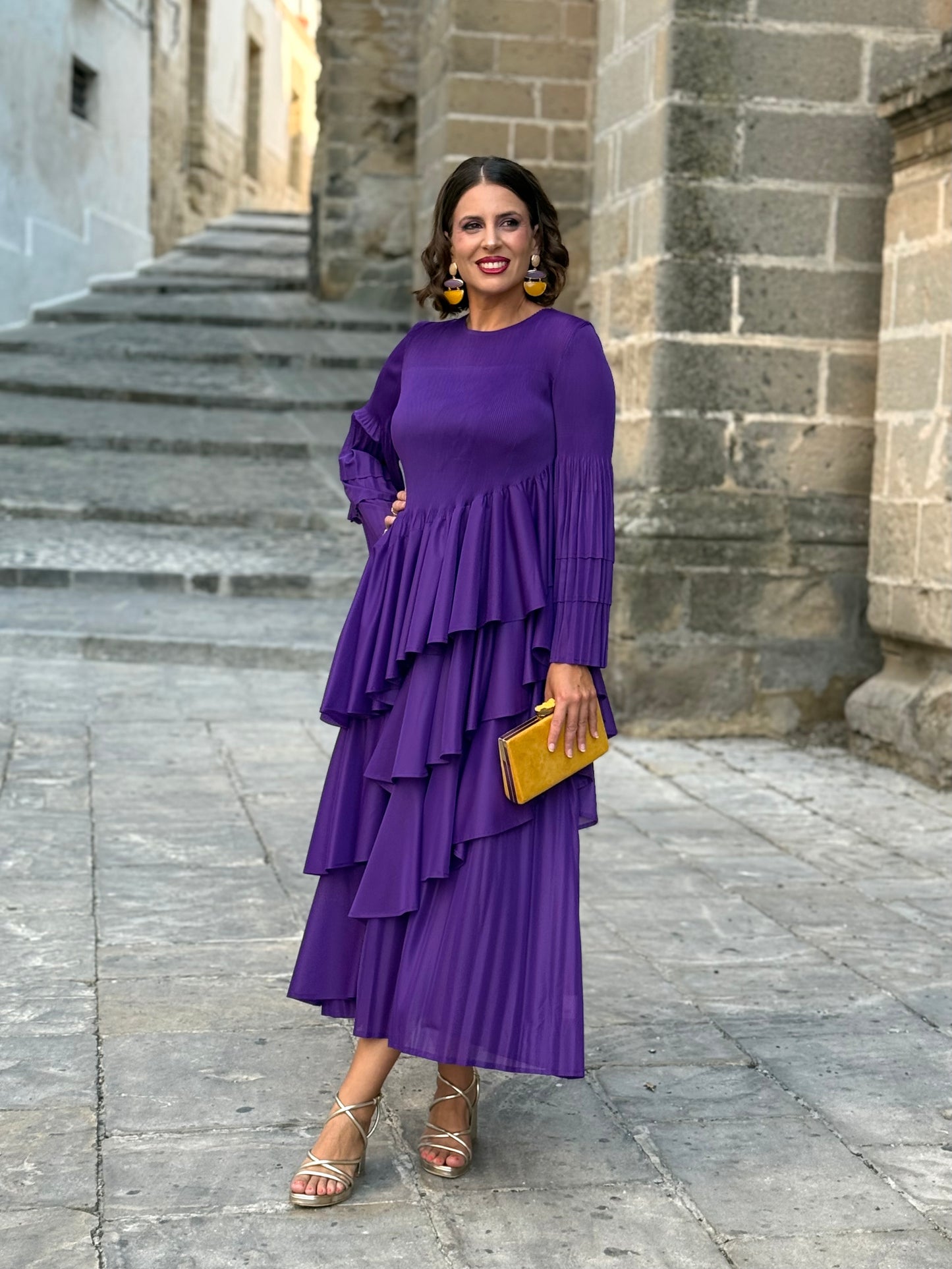 Vestido Amaris Morado