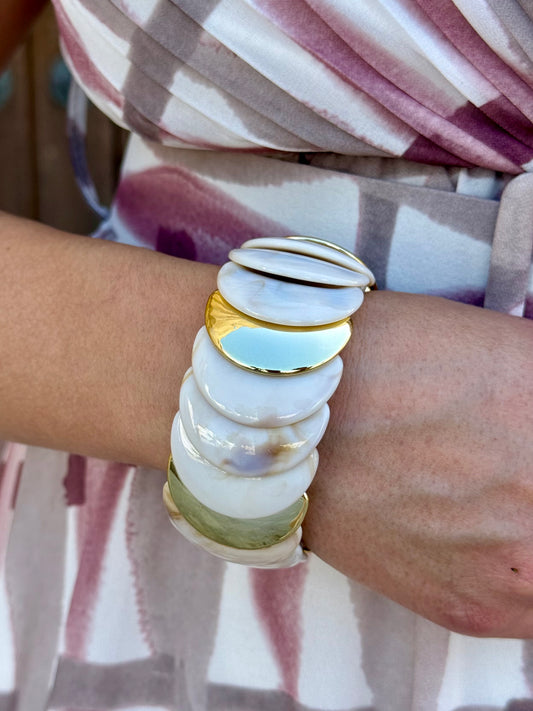 Pulsera Leonor Marfil