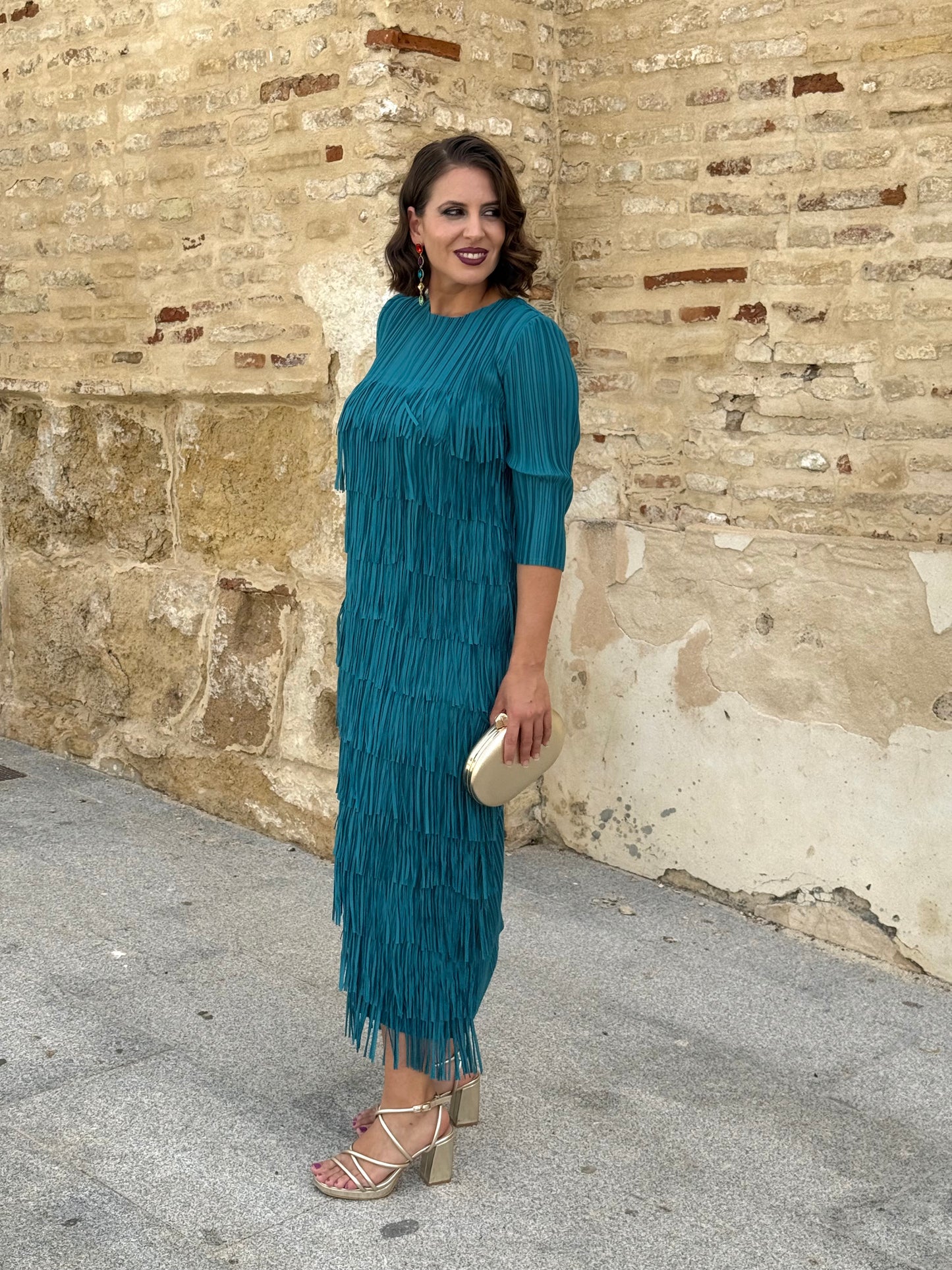 Vestido Almira Turquesa