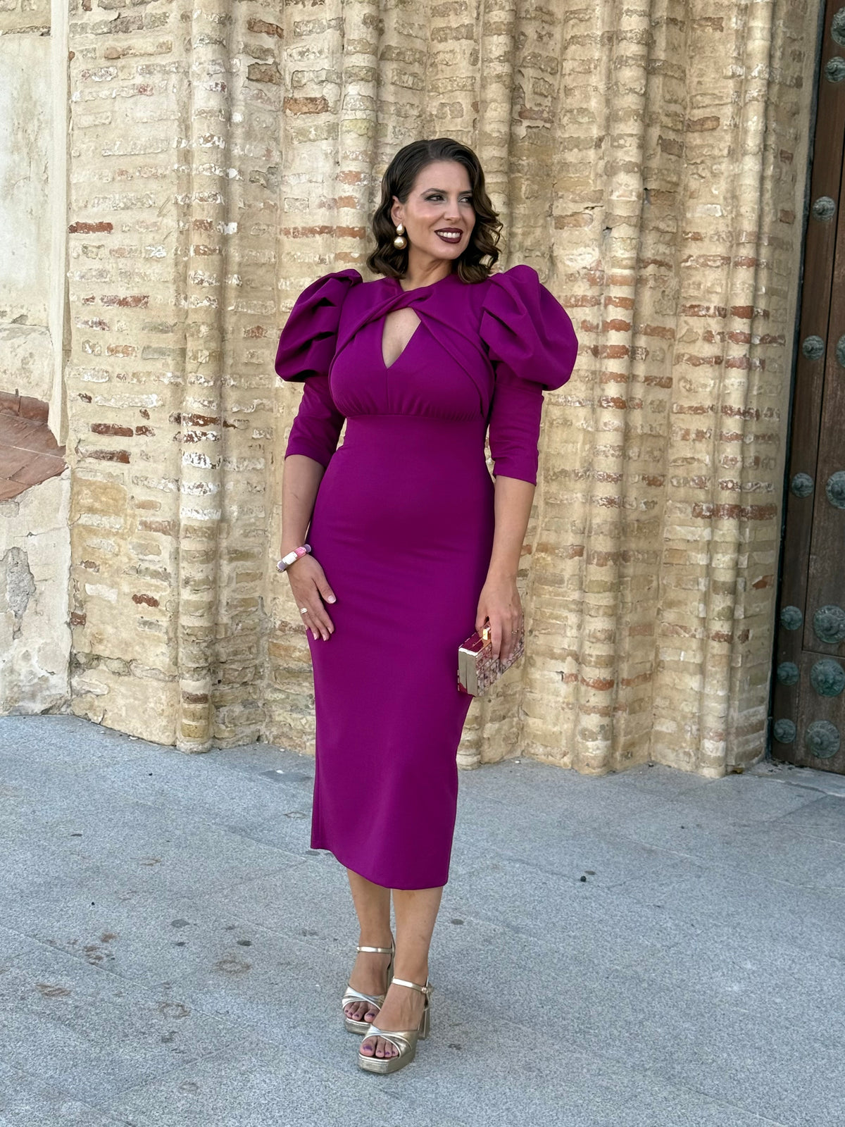 Vestido Leo Buganvilla