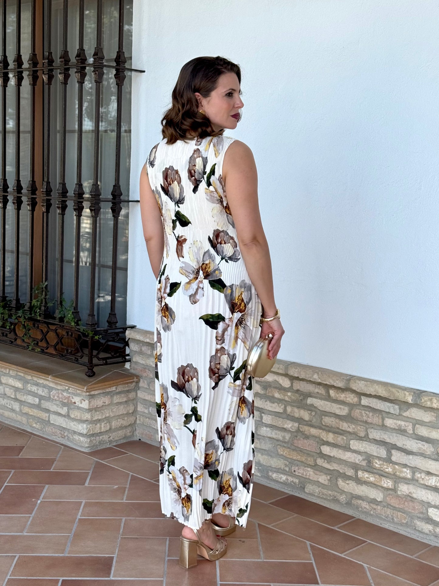 Vestido Amapola Beige Claro