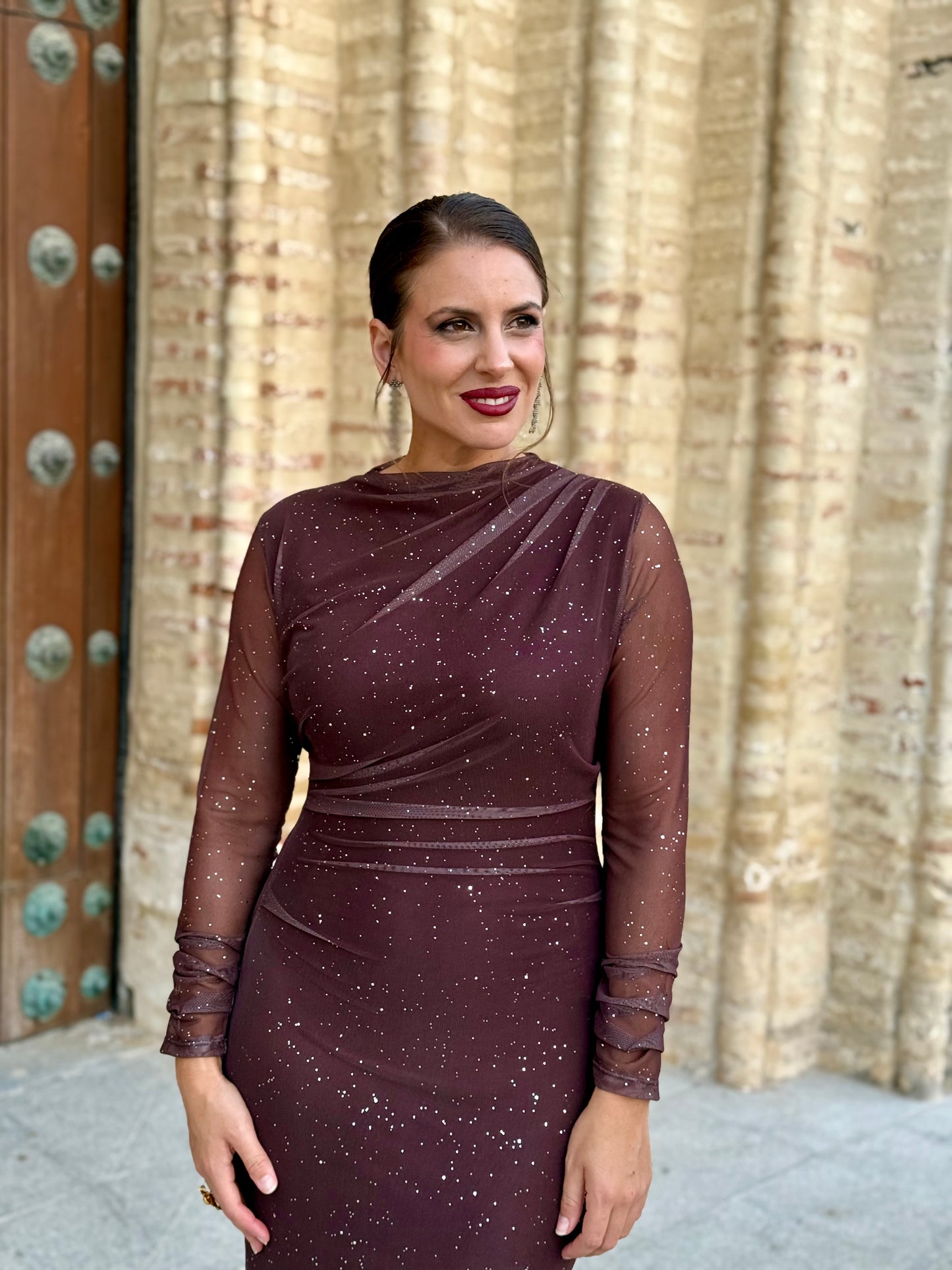 Vestido Olara Marrón