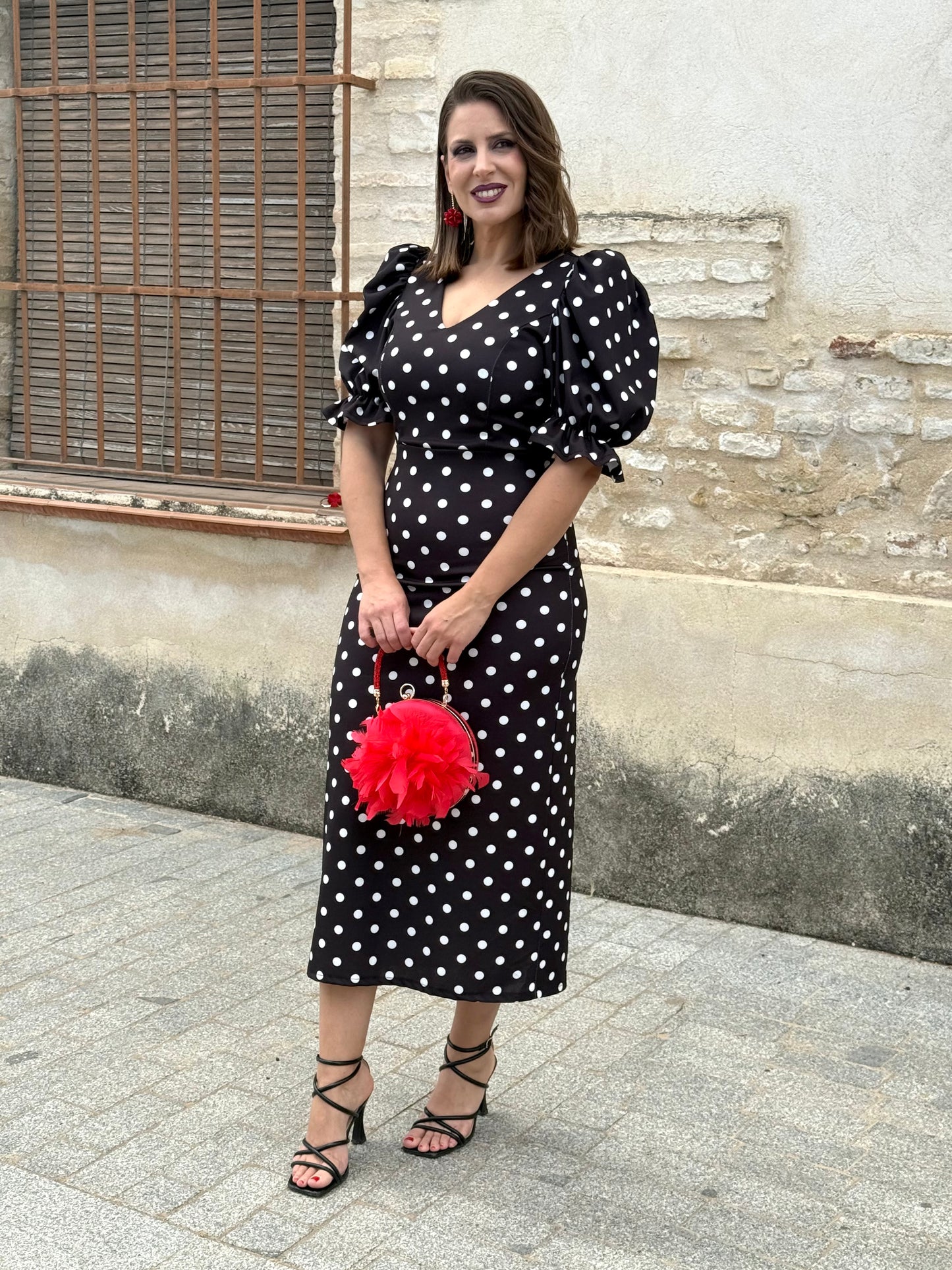 Vestido Mónaco Lunar Negro