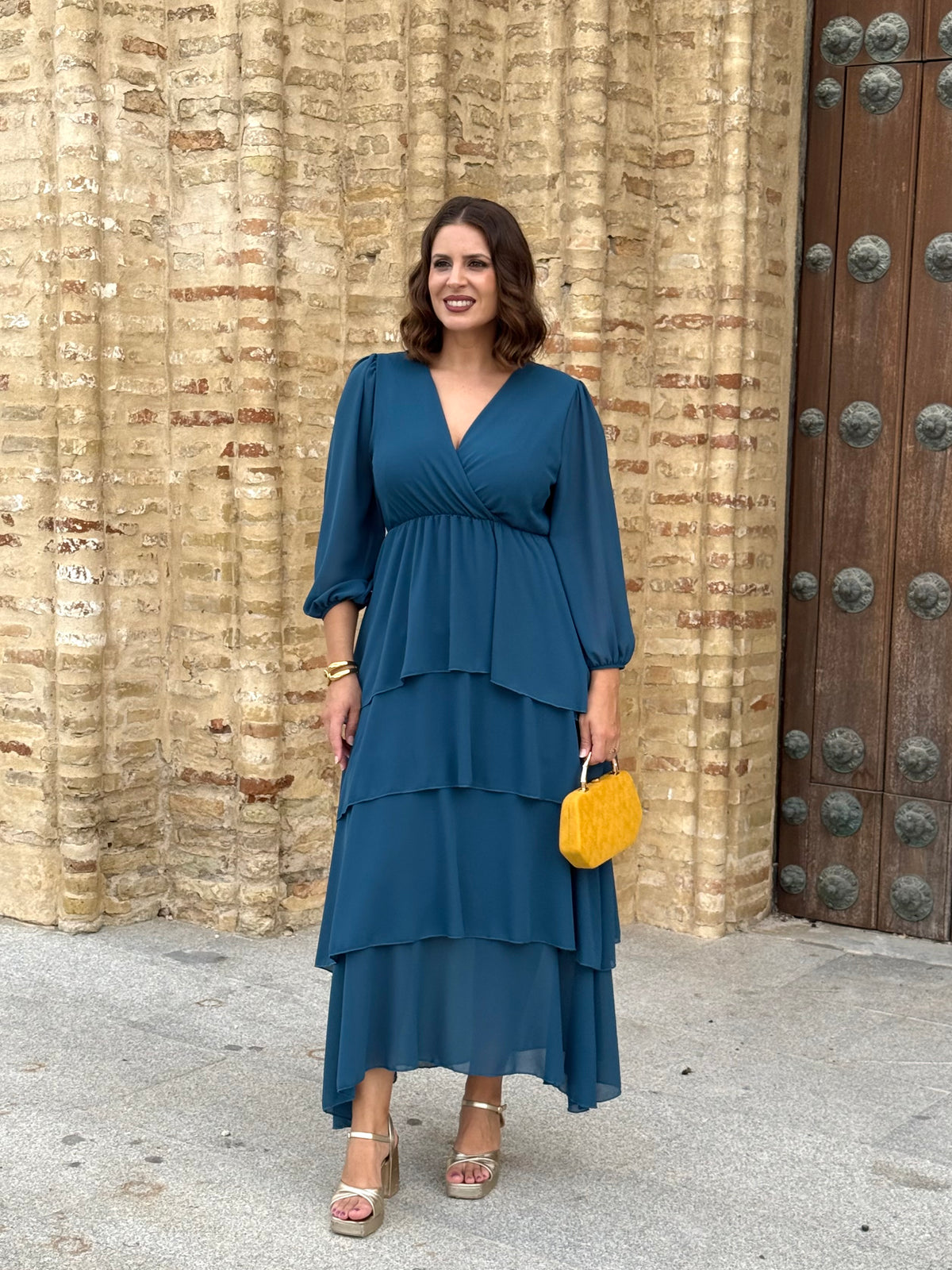 Vestido Salomé Petróleo