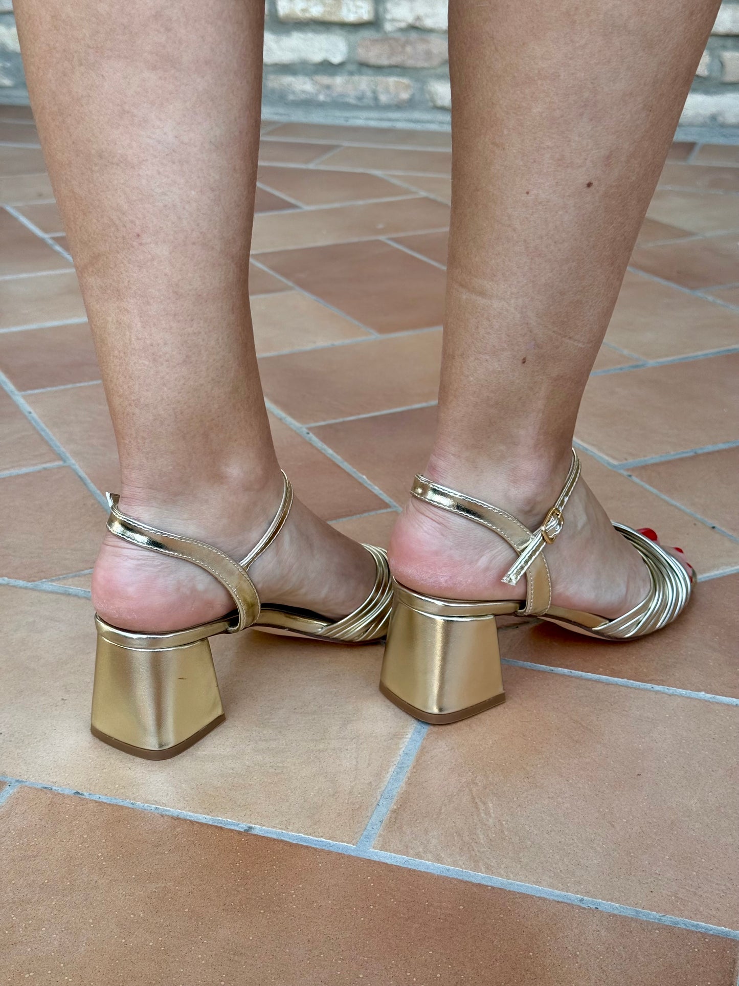 Sandalias Gala Dorado