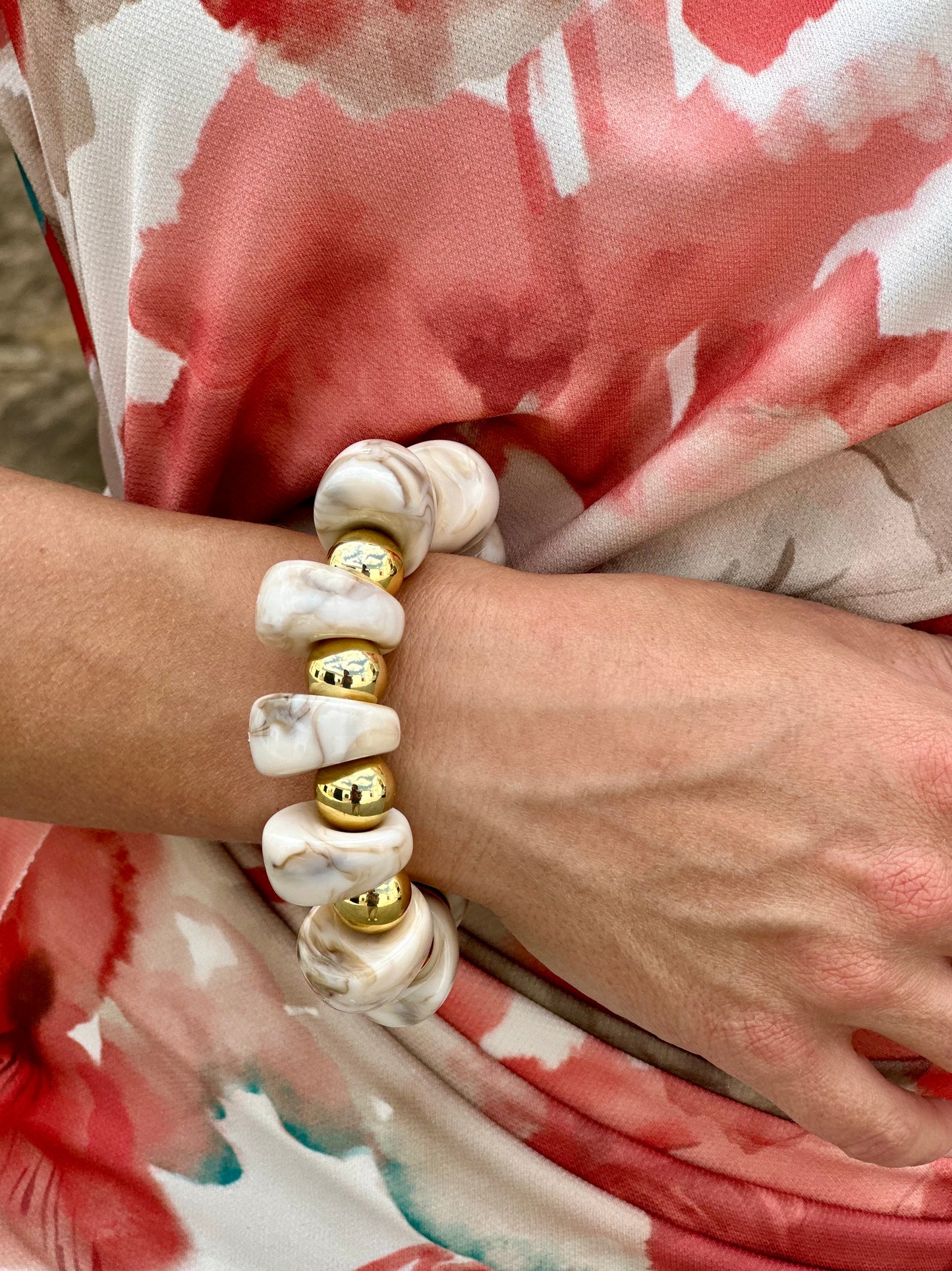 Pulsera Mina Beige