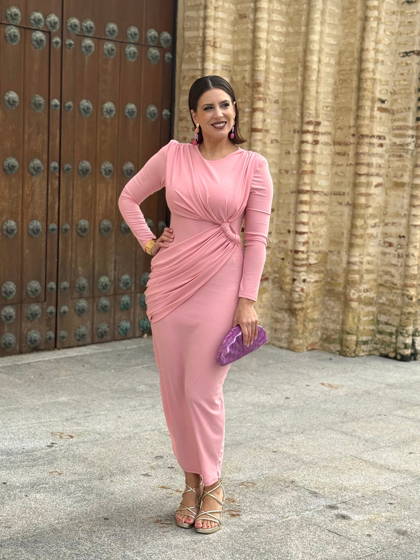 Vestido Cayetana Rosa