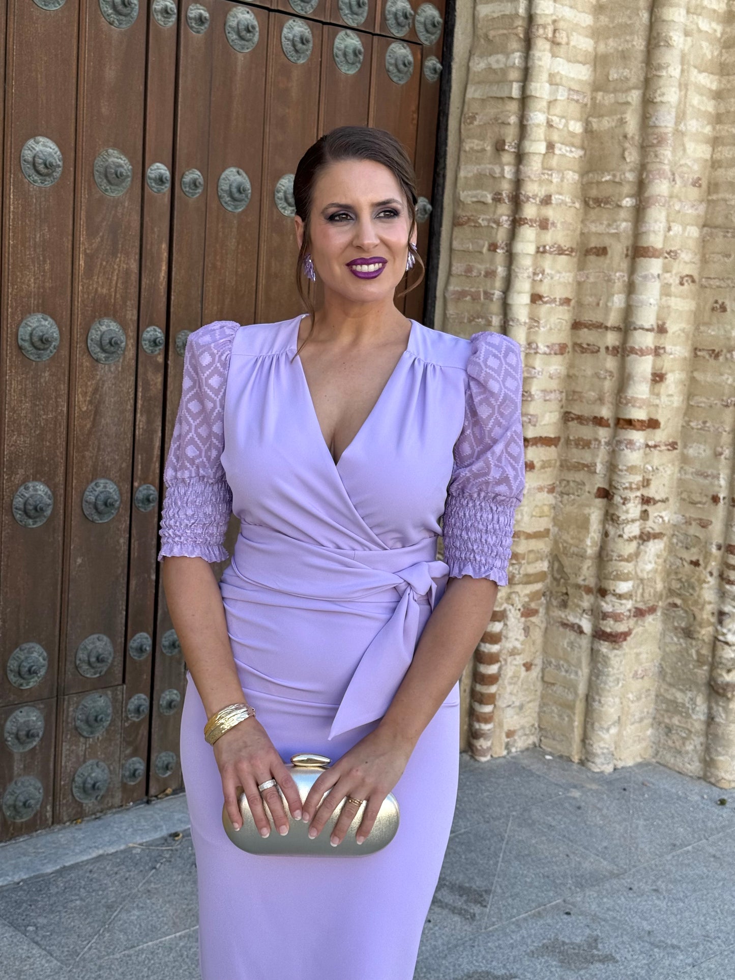 Vestido Calista Malva