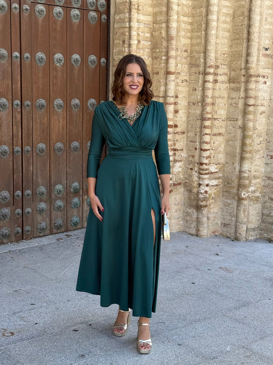 Vestido Ágata Petróleo