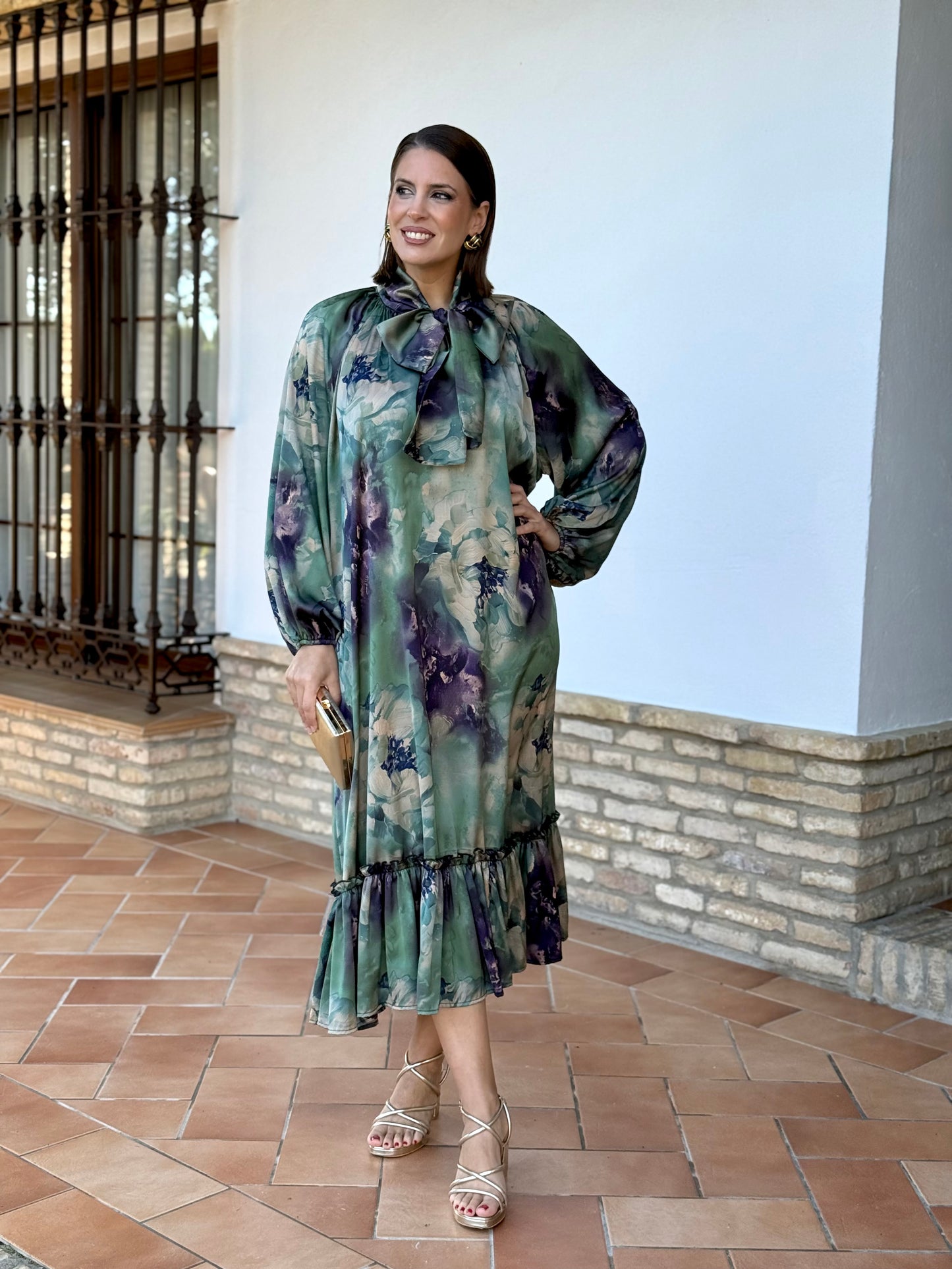 Vestido Karol Petróleo