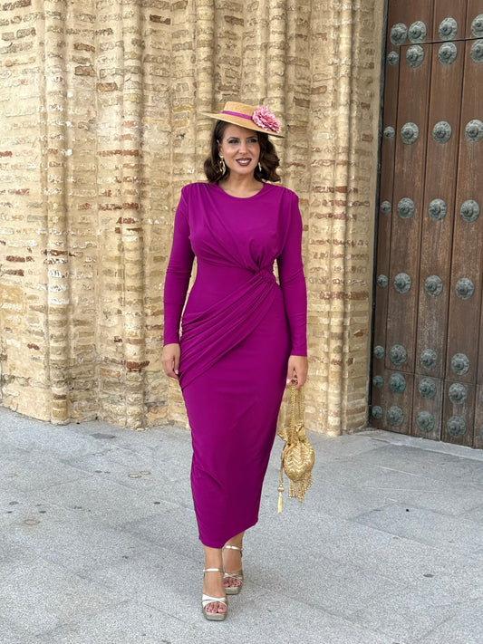 Vestido Cayetana Buganvilla