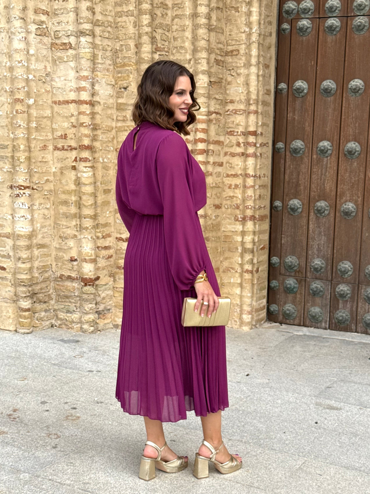 Vestido Julieta Buganvilla