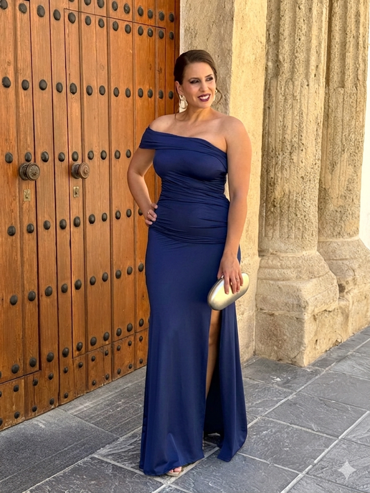 Vestido Vania Azul Marino