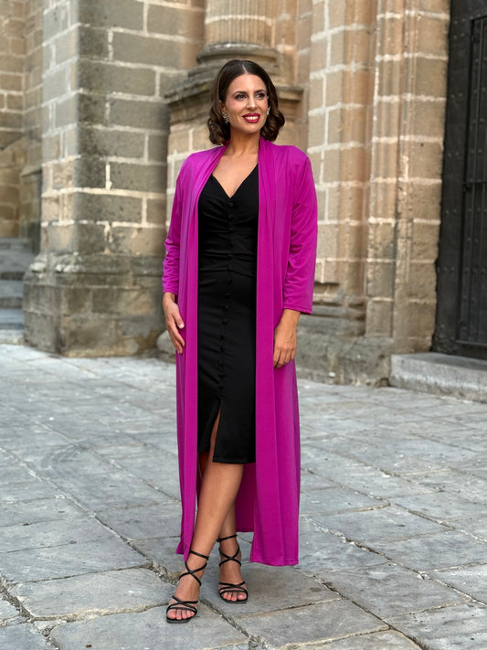 Kimono Punto de Seda Buganvilla