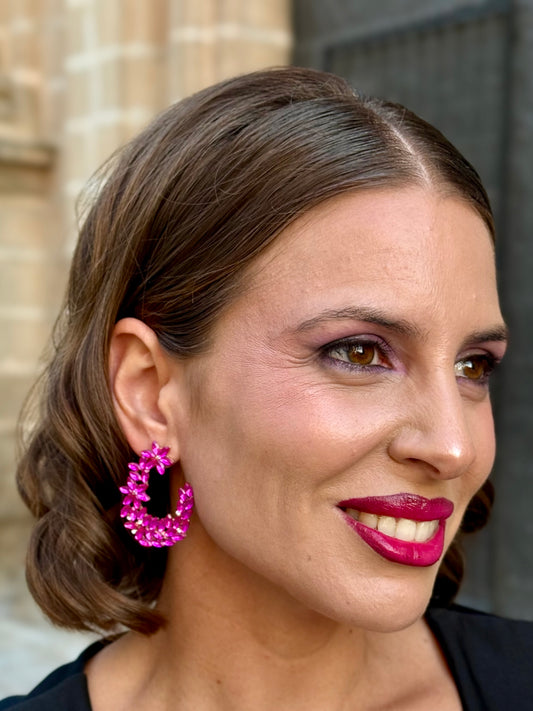 Pendientes Paula Buganvilla