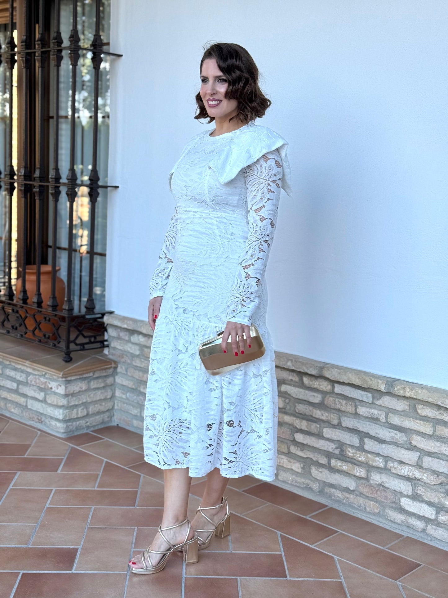 Vestido Encaje Blanco