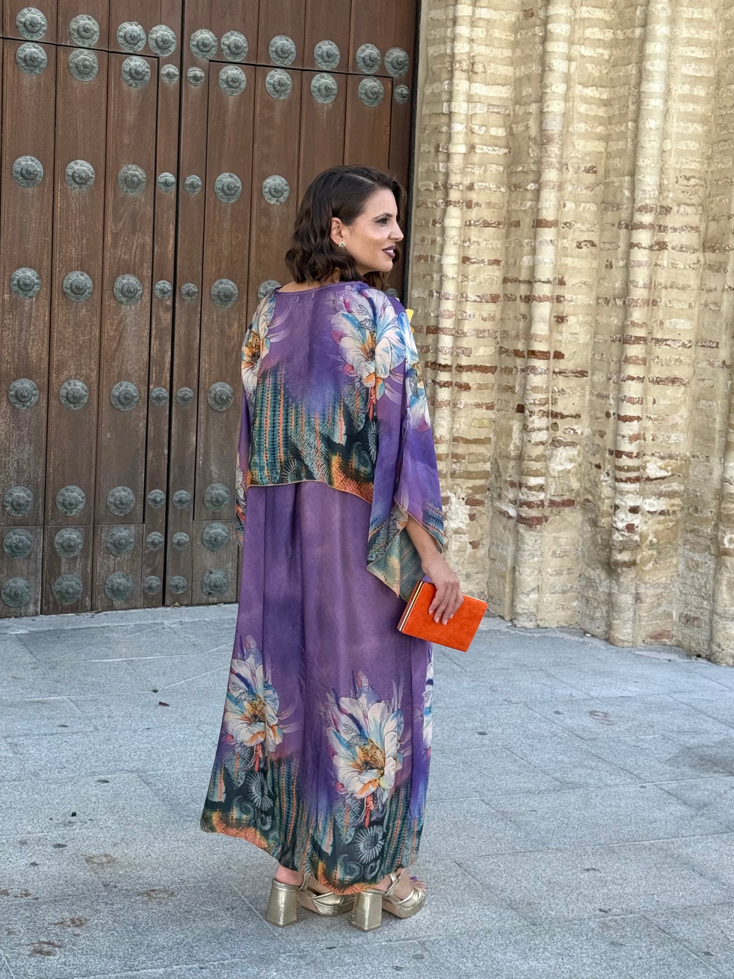 Vestido + Capa Samira Morado