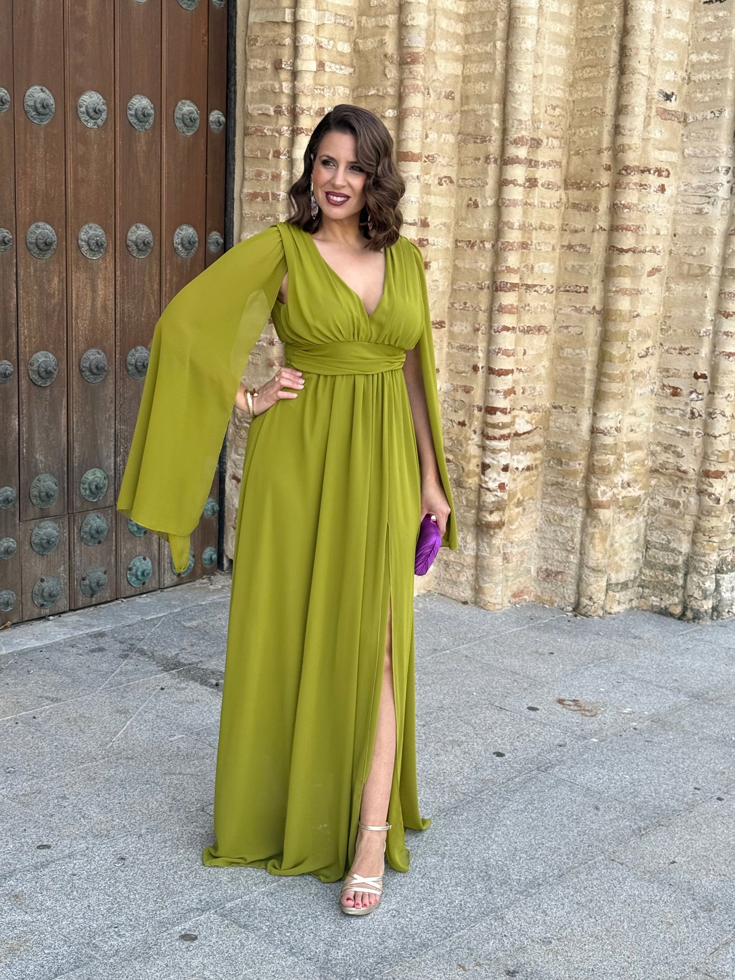 Vestido Antonela Pistacho