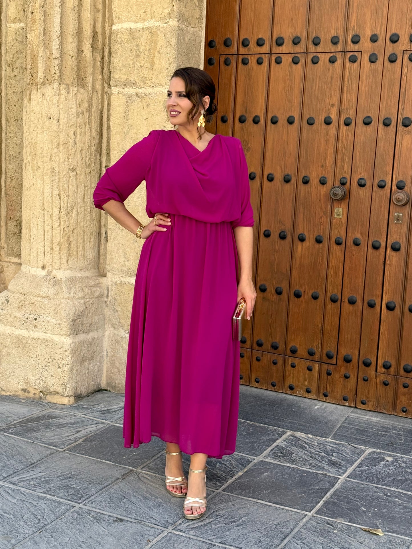 Vestido Miriam Buganvilla