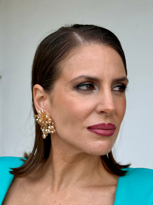 Pendientes Loreto Dorada