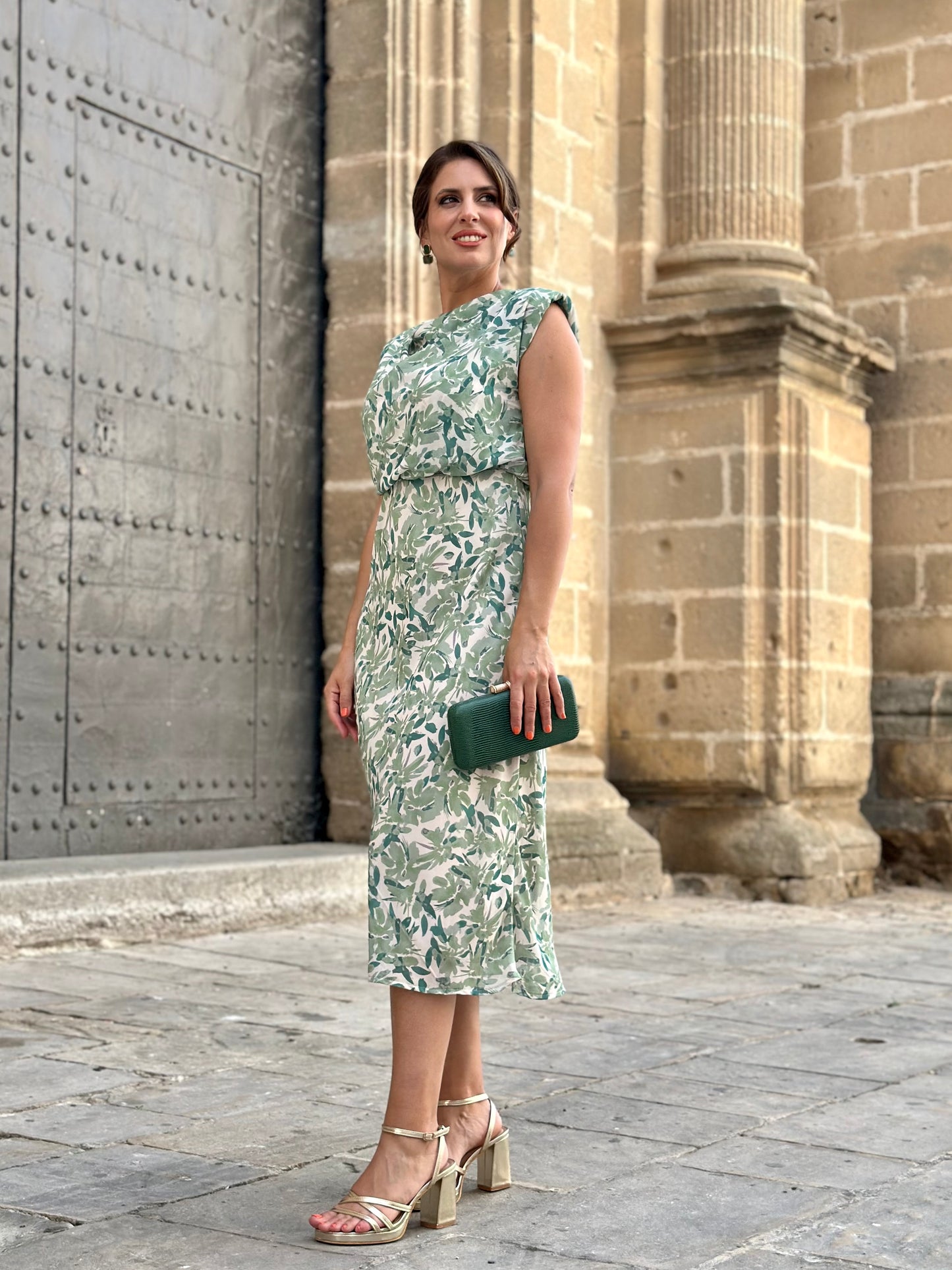 Vestido Bombay Verdoso