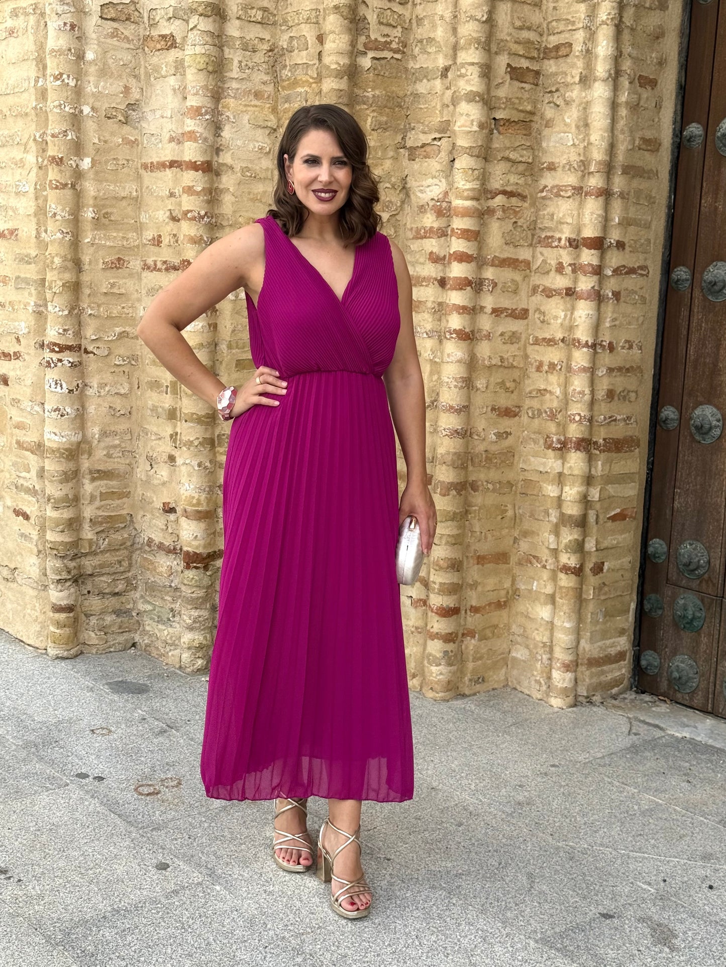 Vestido Sicilia Buganvilla