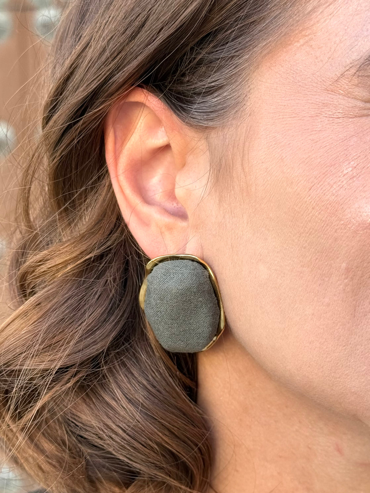 Pendientes Soraya Verde kaki