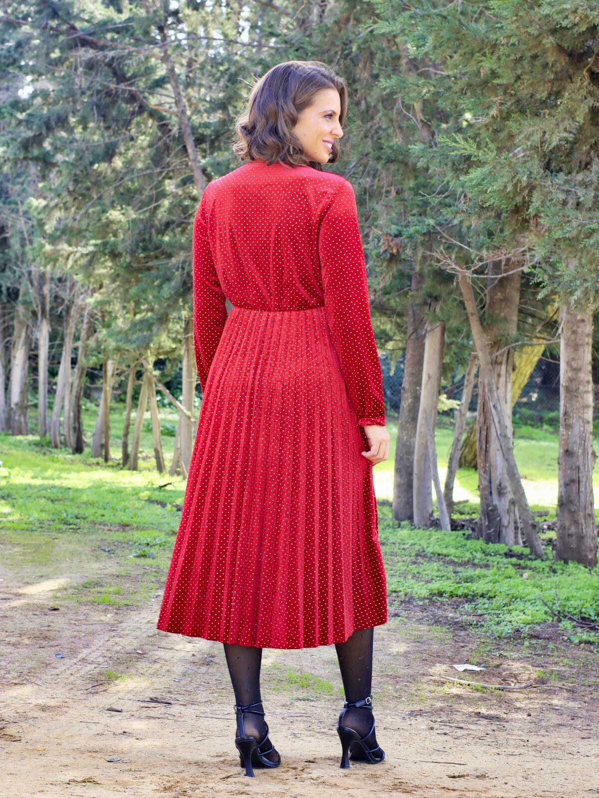 Vestido Zarzuela Rojo