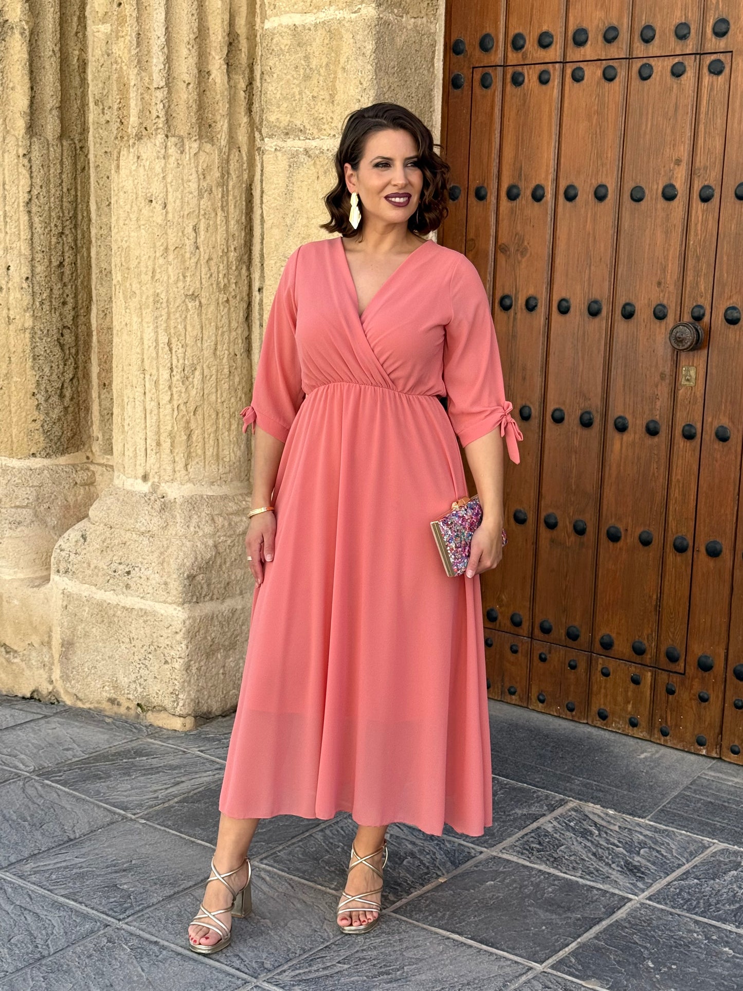 Vestido Indiana Coral