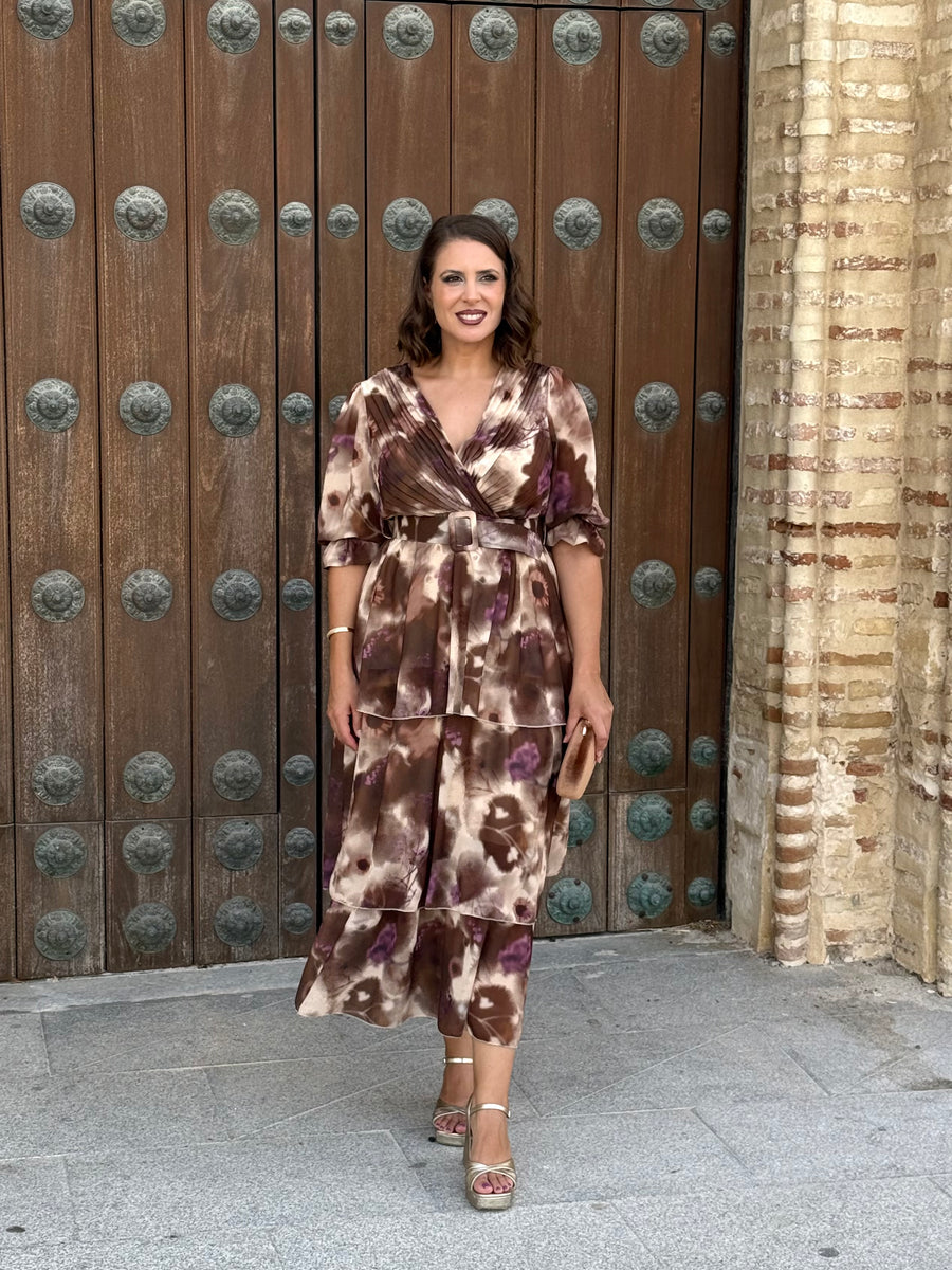 Vestido Capricho Marrón
