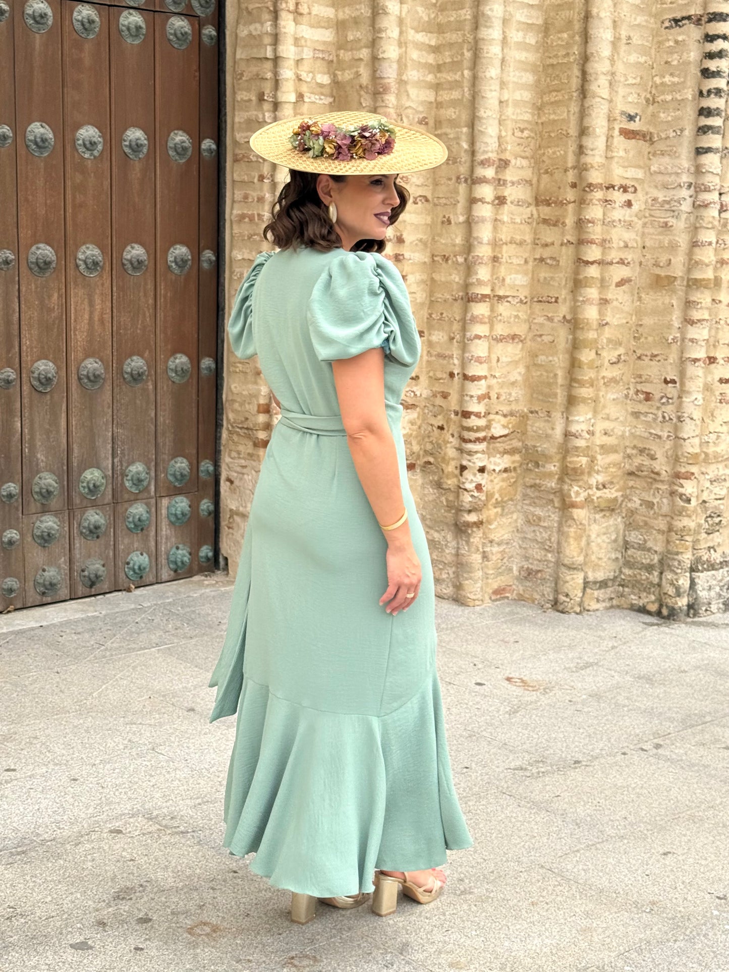 Vestido Emilia Verde Mar