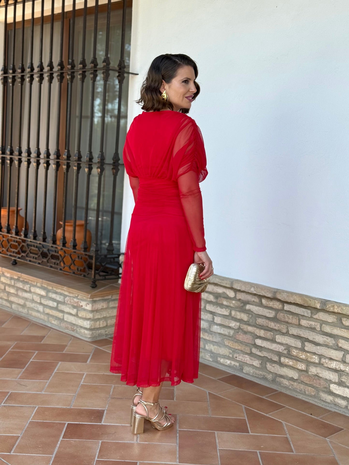 Vestido Graciela Rojo
