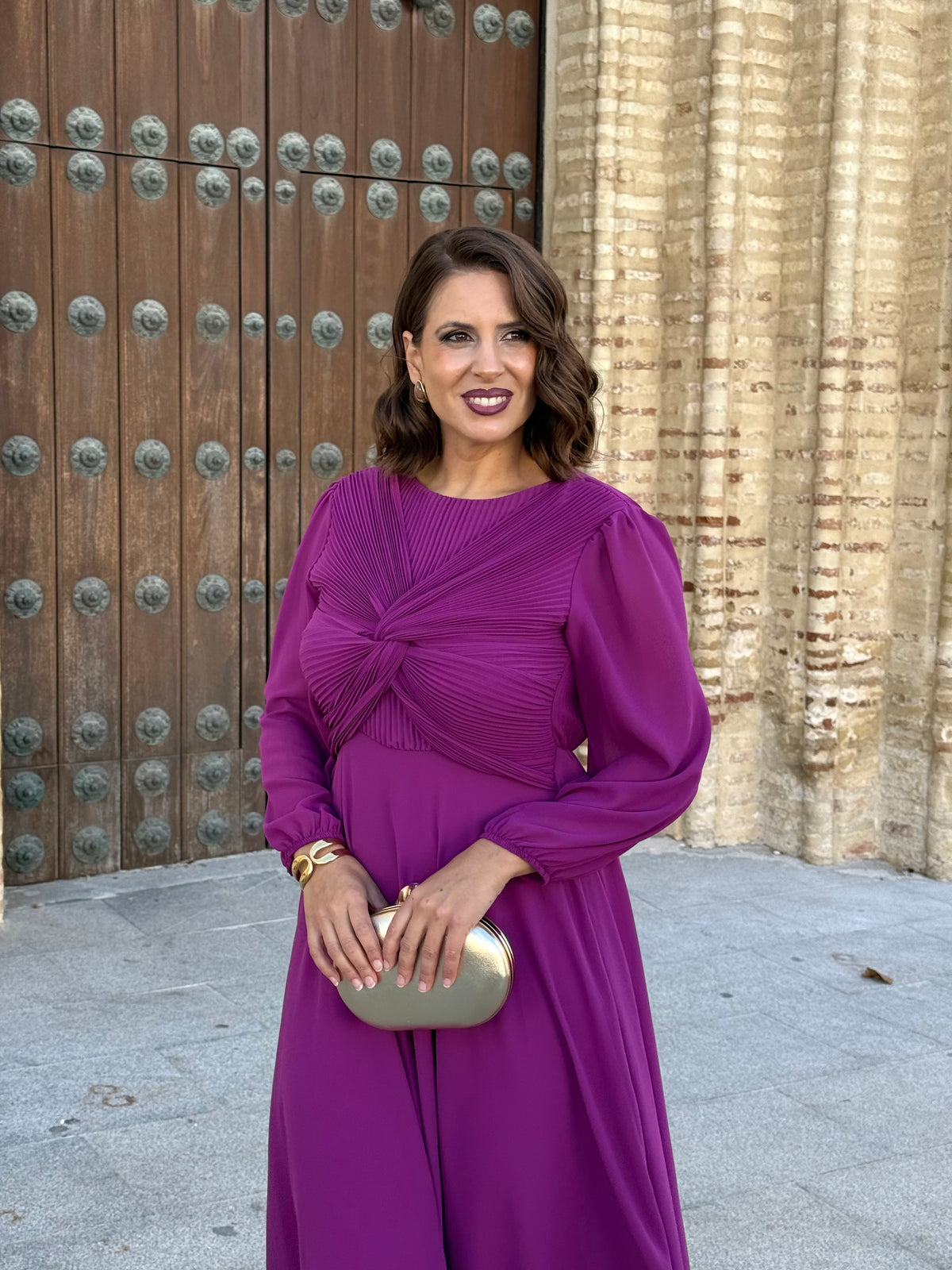 Vestido Renata Buganvilla