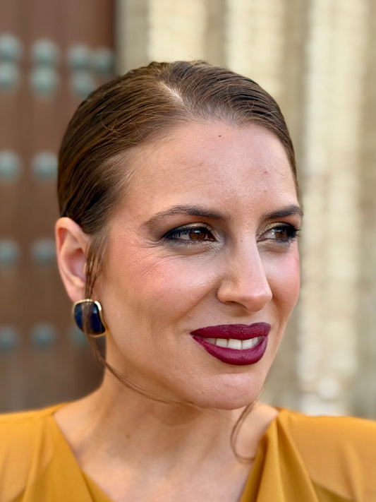 Pendientes Letonia Marino