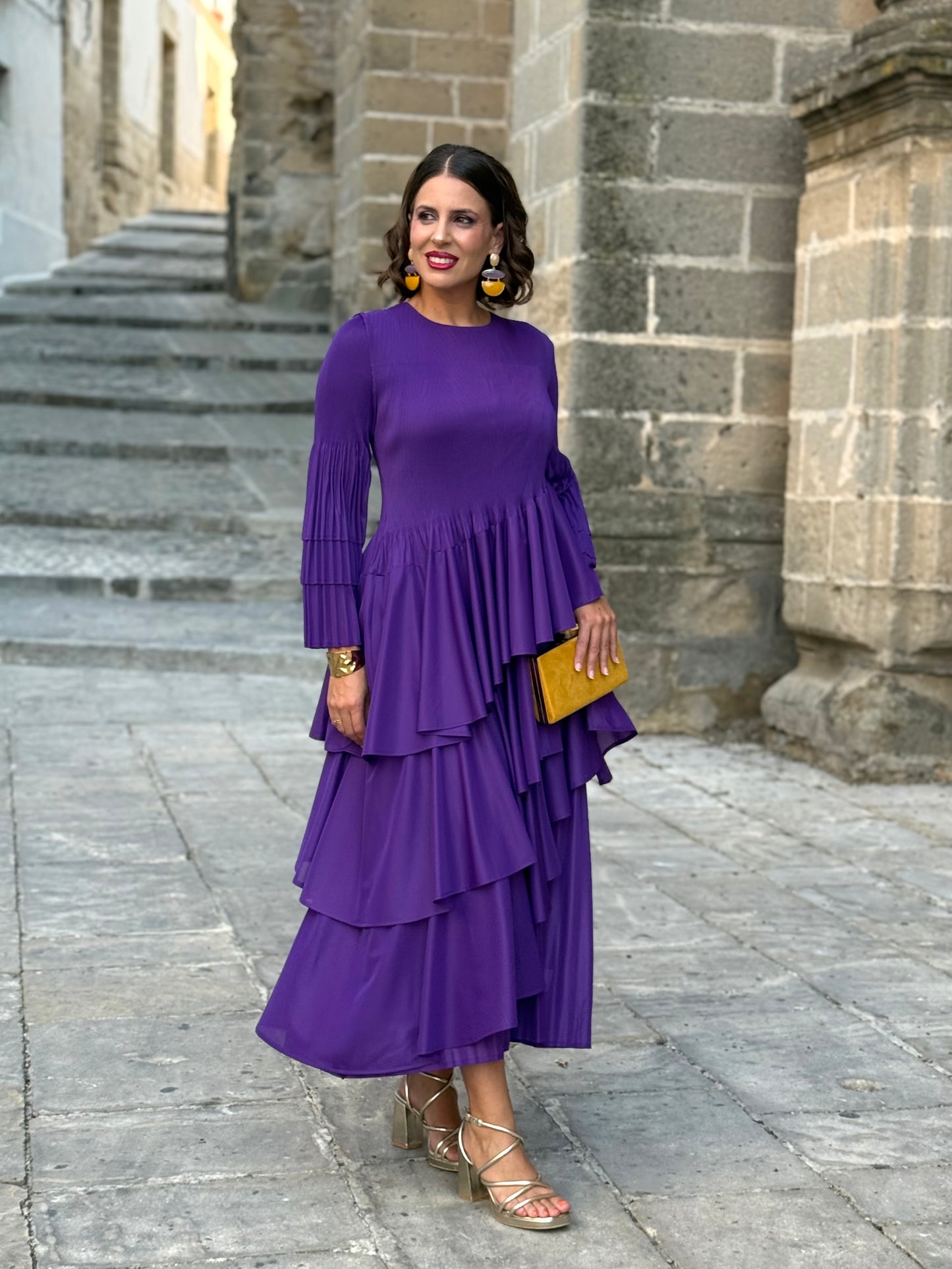 Vestido Amaris Morado