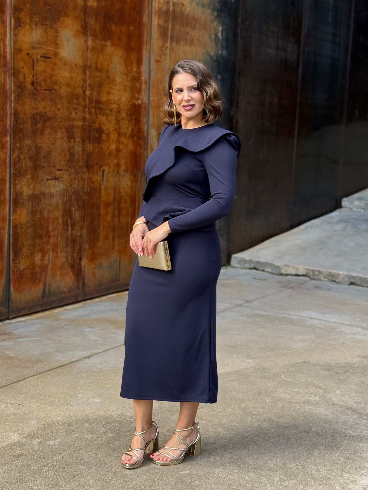 Vestido Cinderella Azul Marino