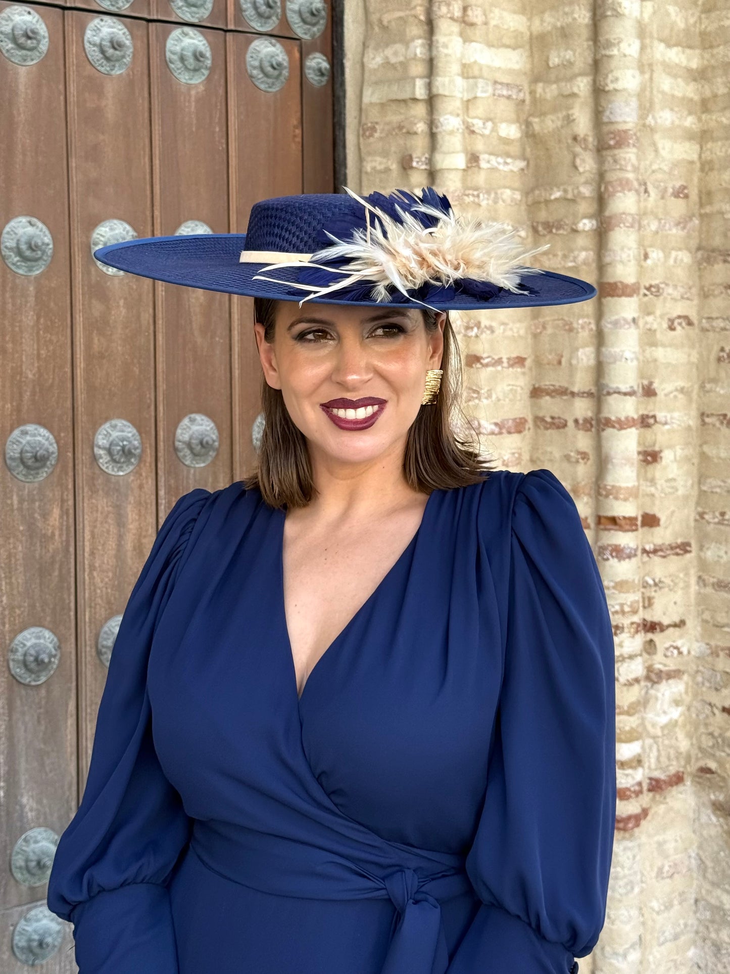 Vestido Isabela Azul Marino