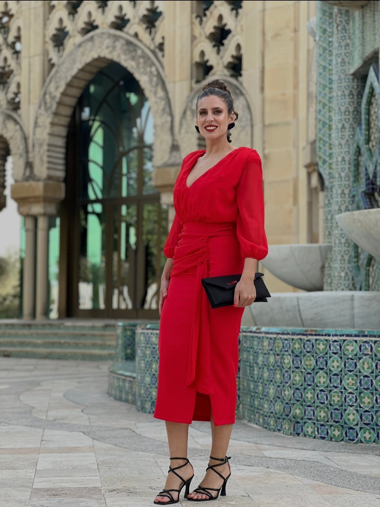 Vestido Zuheros Rojo