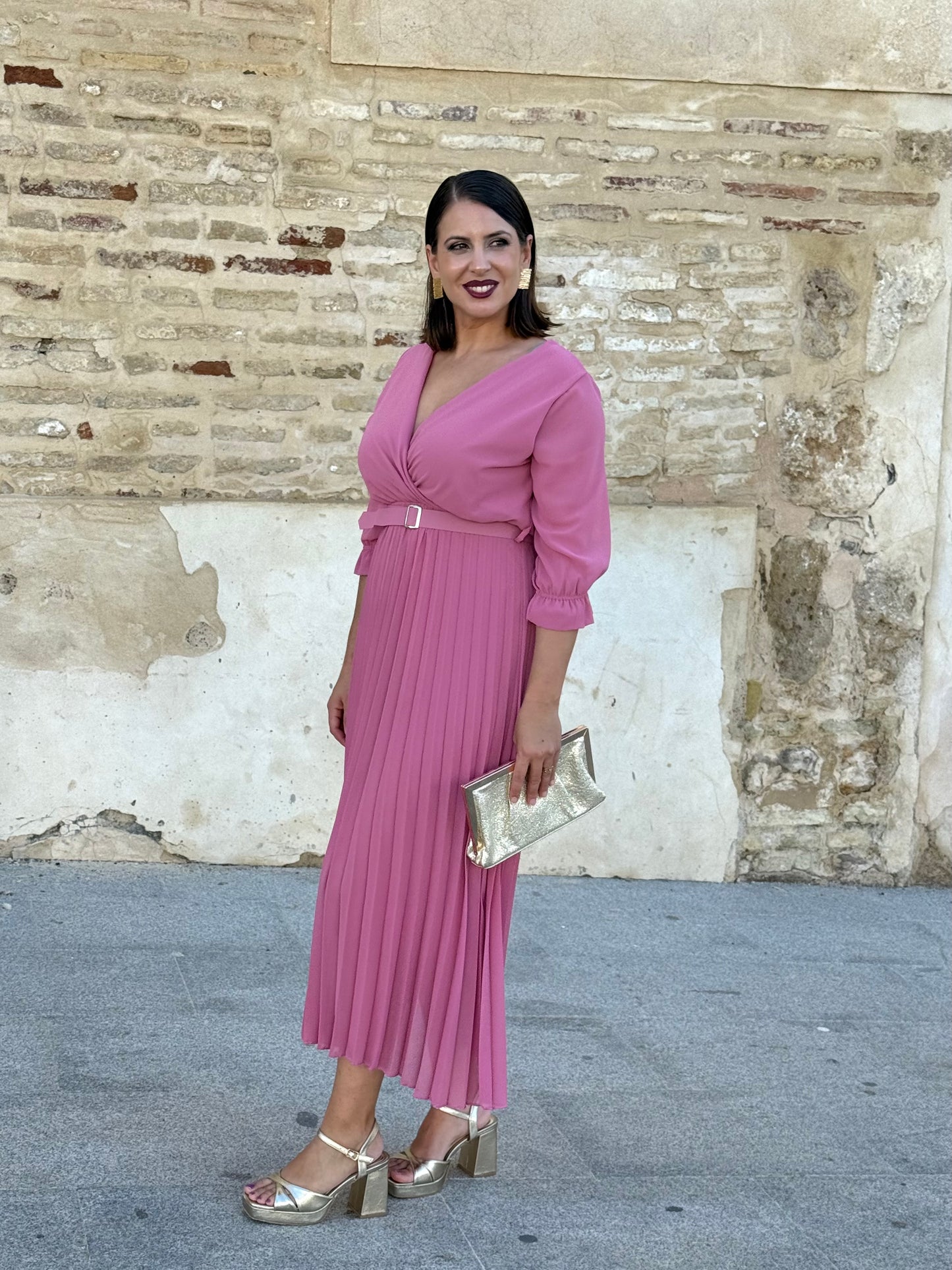 Vestido Harmonía Rosa
