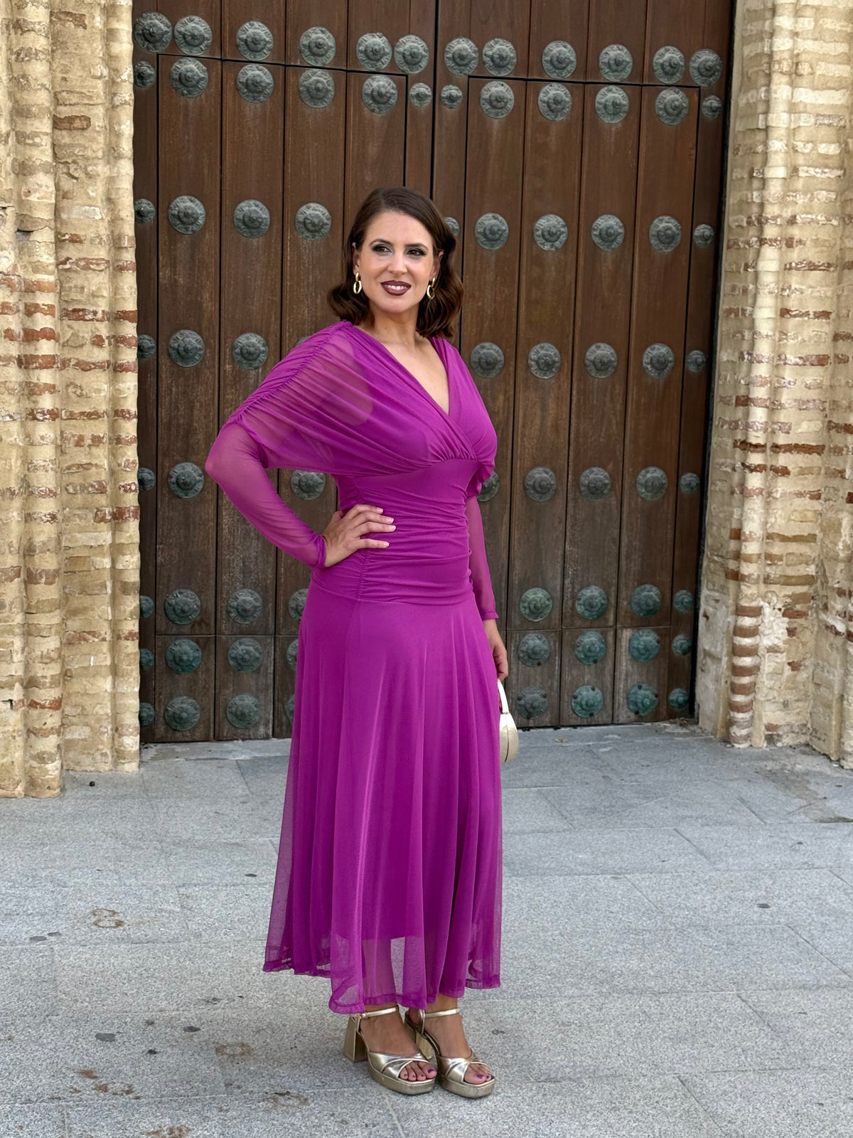 Vestido Graciela Buganvilla