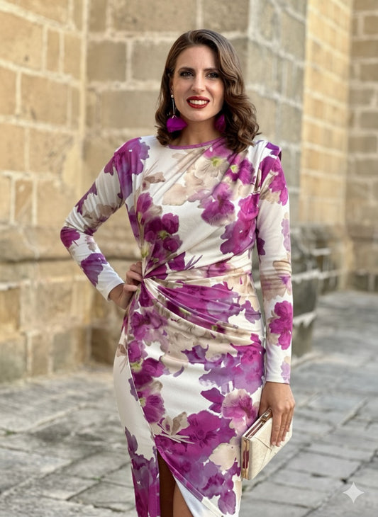 Vestido Pilar Buganvilla