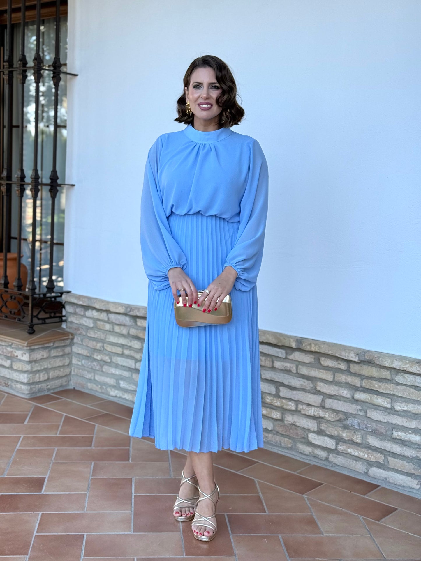 Vestido Julieta Celeste