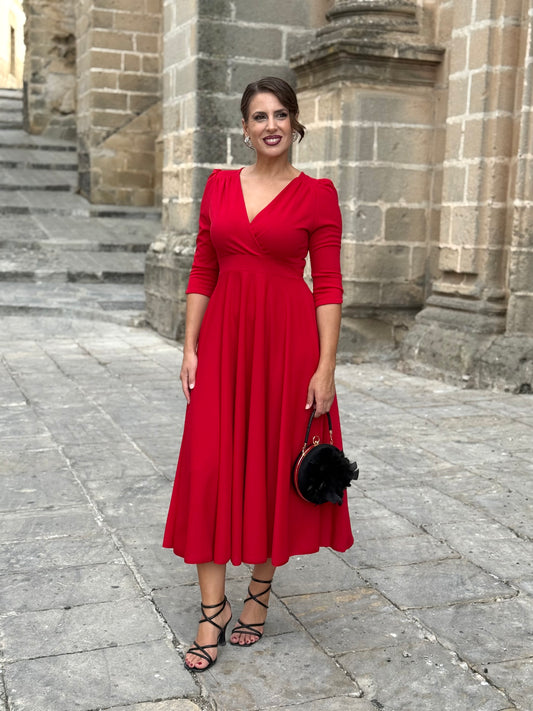 Vestido Yanet Rojo