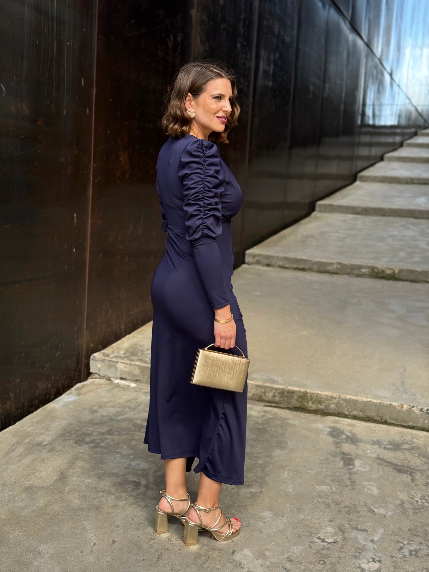 Vestido Lúmina Azul Marino