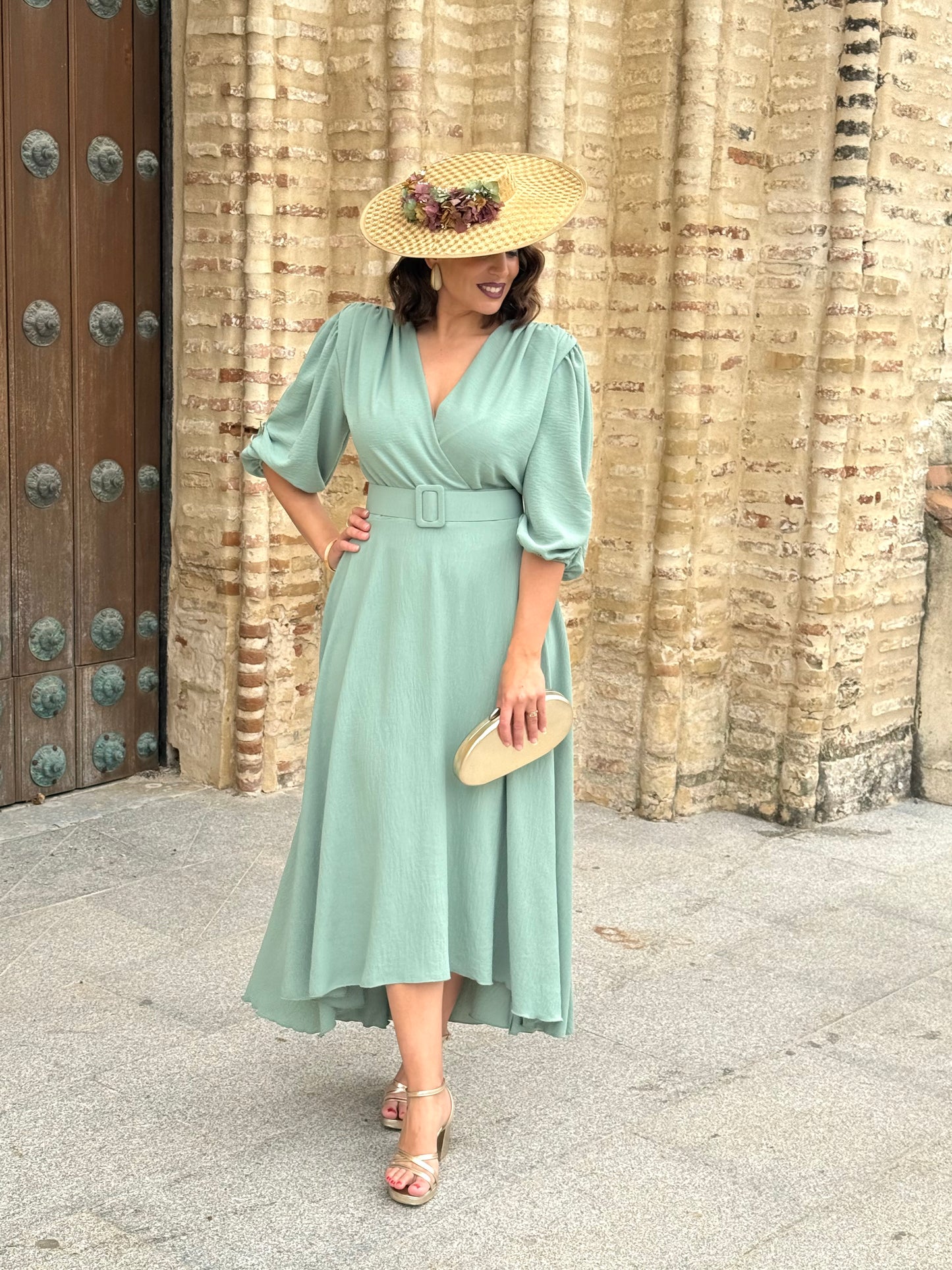 Vestido Toscana Agua Mar