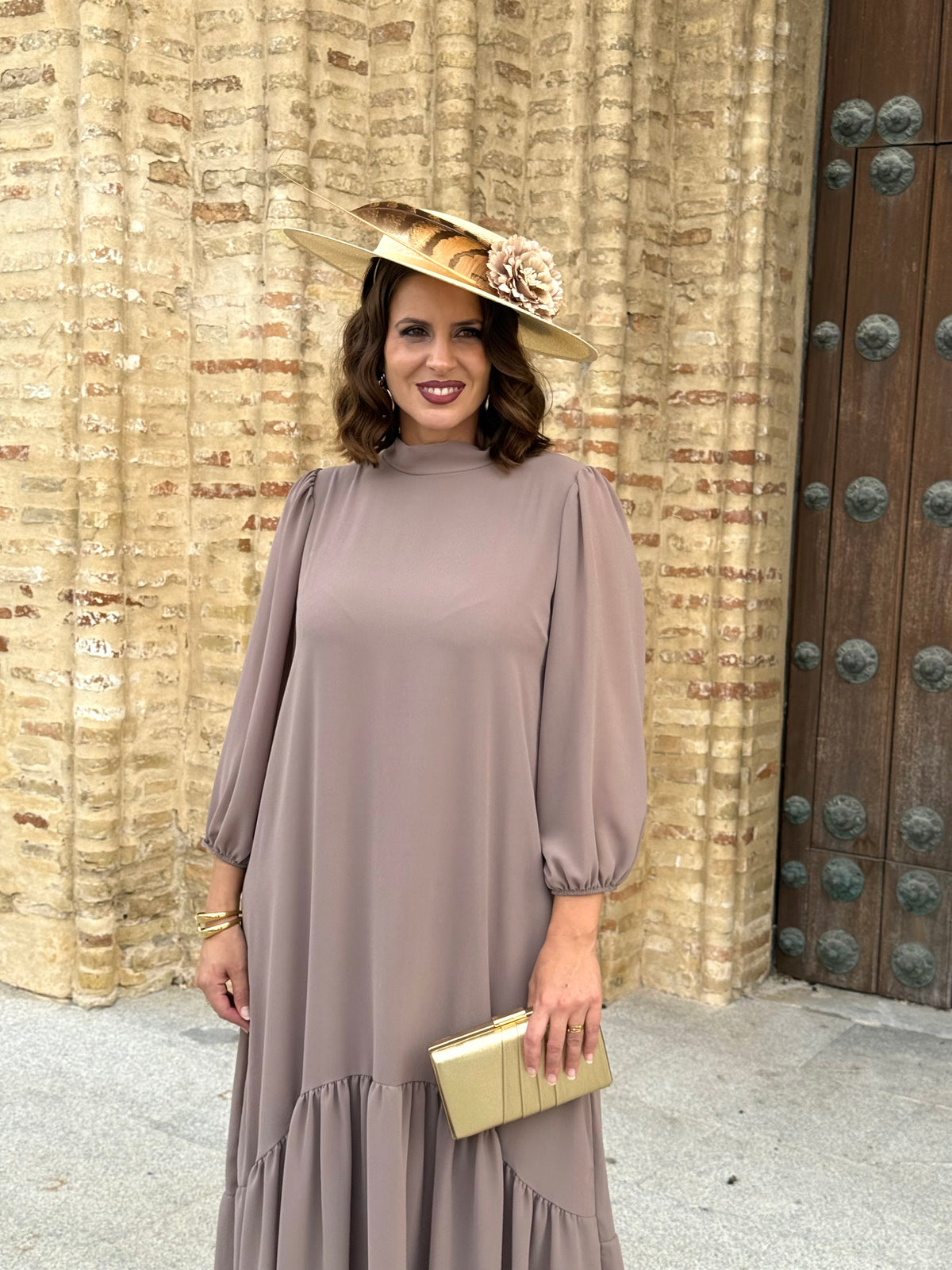 Vestido Amalia Topo